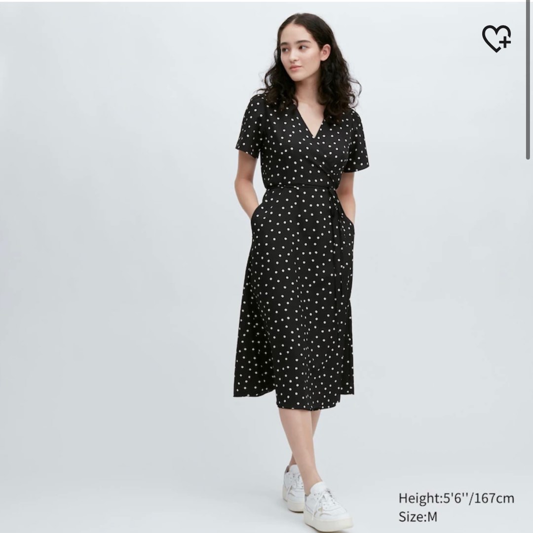 Uniqlo Wrap dress, Women's Fashion, Dresses & Sets, Dresses on Carousell