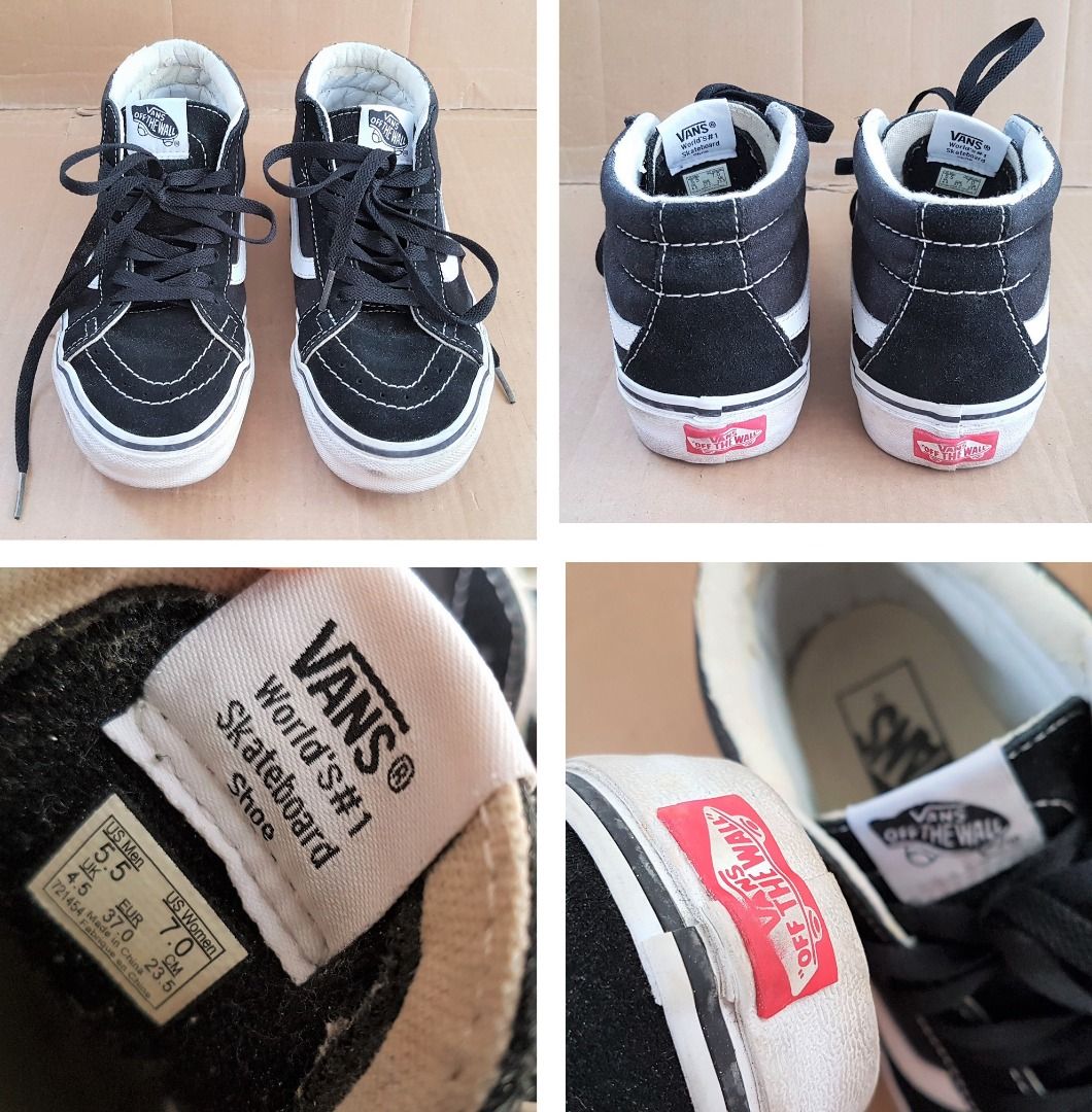 Vans Fashion Sneakers World s 1 Skateboarding Shoes US 5.5 M US 7 F UK 4.5 EUR 37 Off The Wall OTW Limited Edition Vans Original Active