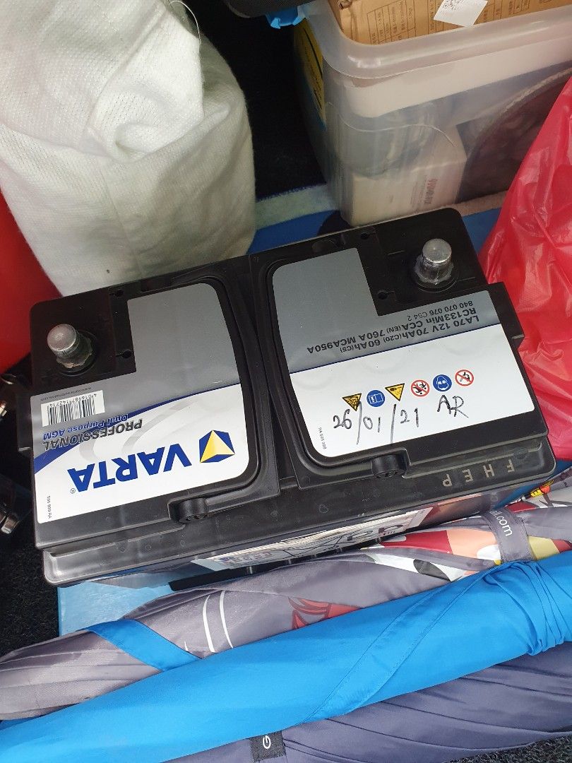 Varta AGM70, Car Accessories, Electronics & Lights on Carousell