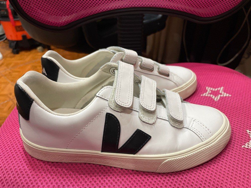 Veja 3 Lock Leather, Women's Fashion, Footwear, Sneakers on Carousell