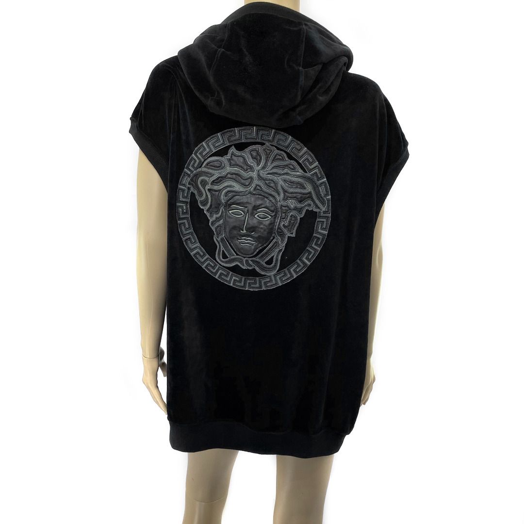 Versace velvet hoodie shop