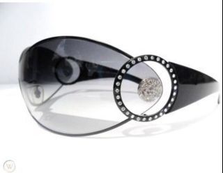 Versace Black Sunglasses Model 2064-B 1009/8g