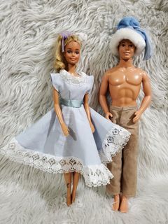VINTAGE Mattel Barbie Body 1966/HEAD 1976 & DISNEY Prince Doll 1968