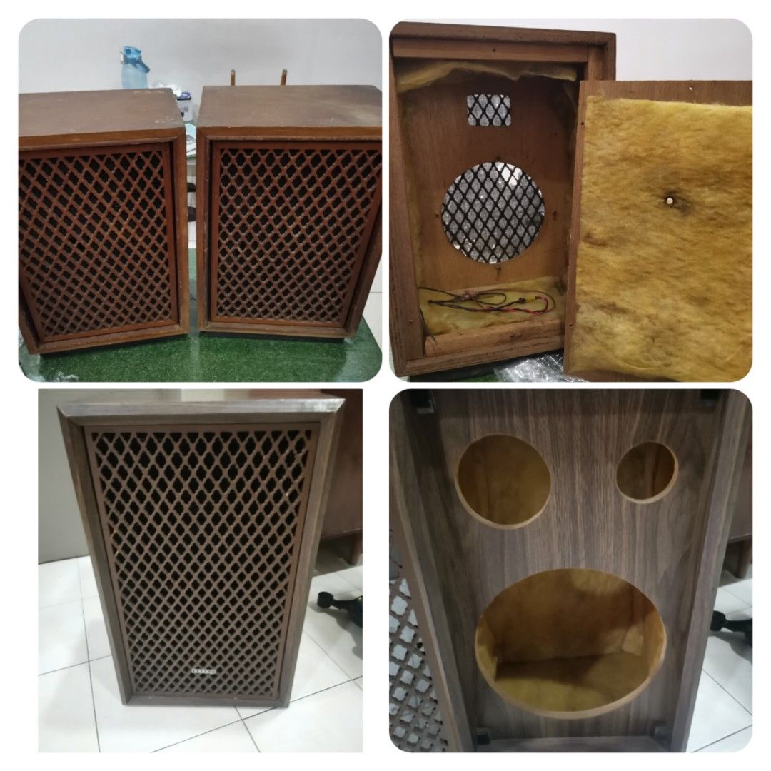 Vintage speaker box, Audio, Soundbars, Speakers & Amplifiers on Carousell