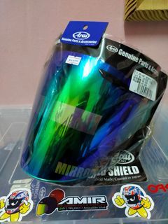 Visor Arai ZR Light Smoke Mirror Green