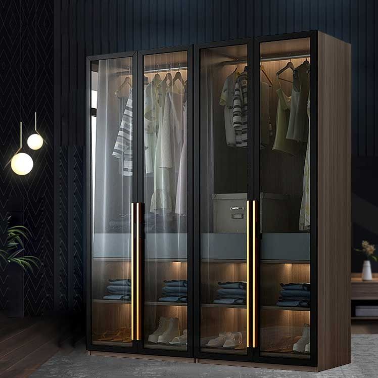 WD 003, Luxury Model Designer High Class Wardrobe, LED light Glass ...