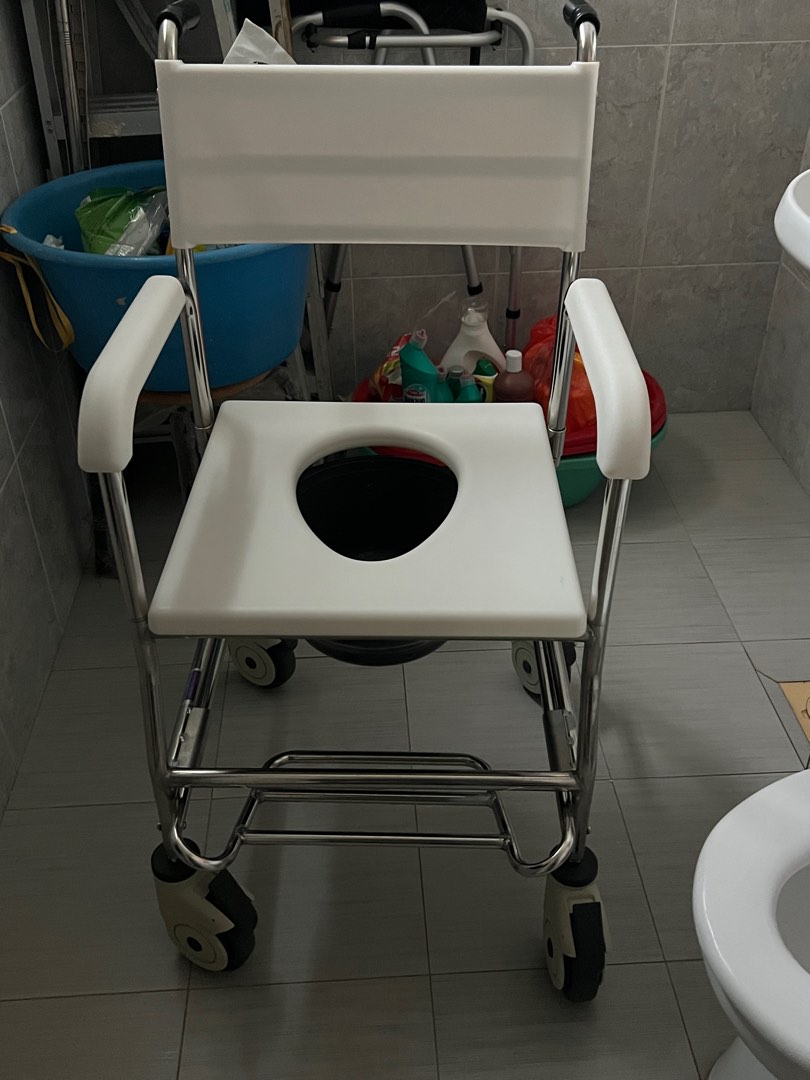 Wheel Chair For Bathing, Health & Nutrition, Assistive & Rehabilatory