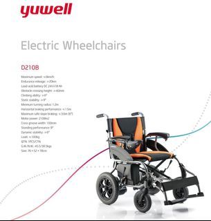 Wheelchairs, Motorized Electric VMED / Yuwell