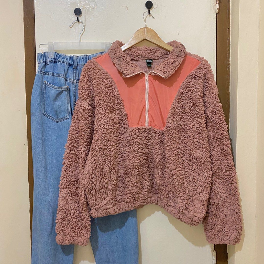 Wild fable discount pink sherpa jacket