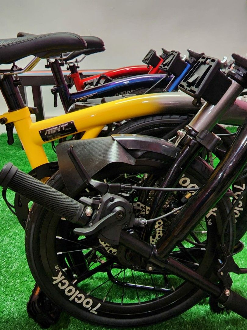 Cheapest Year End Clearance Sale Mint Trifold 9s S Bar External Bicycle Sports Equipment Bicycles Parts Parts Accessories on Carousell