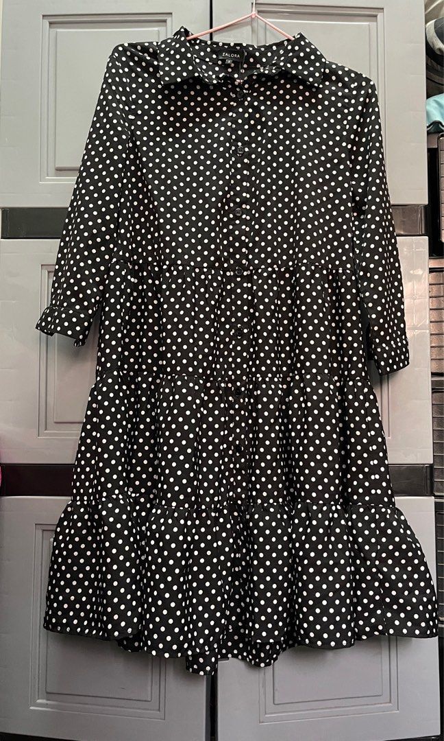 Zalora polka dot shop dress