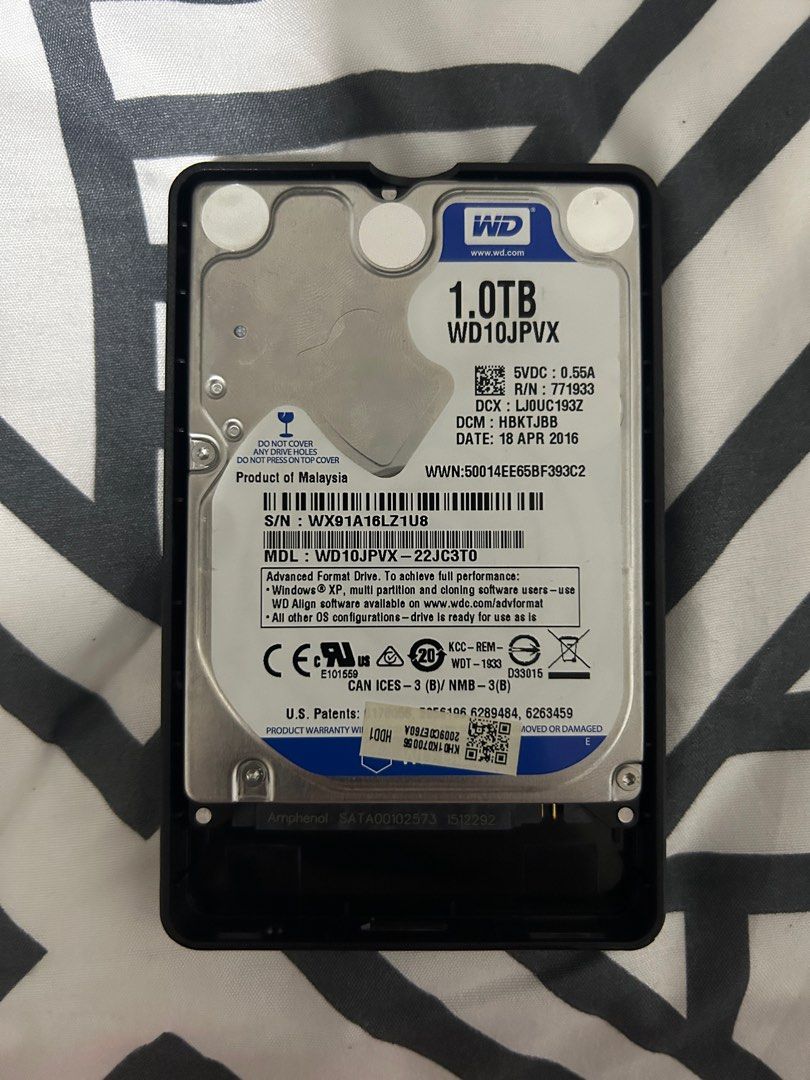 1 TB internal hard drive, Computers & Tech, Parts & Accessories, Computer Parts on Carousell