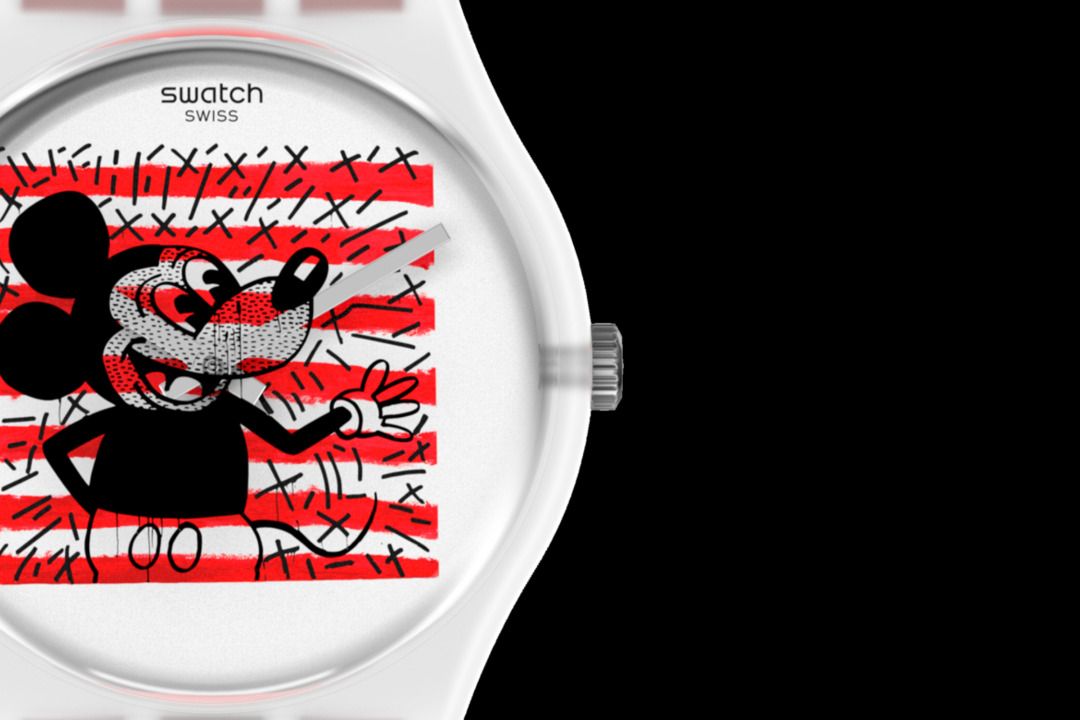2021 SWATCH GZ352 KEITH HARING DISNEY MICKEY MOUSE BNIB MINT