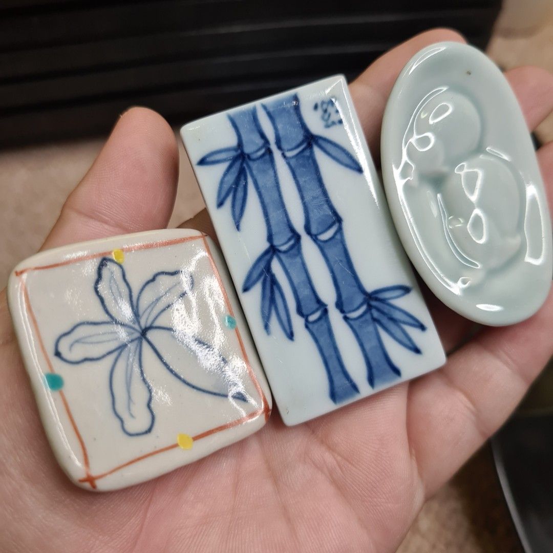 5 SETS 6 GRID TRADITIONAL JAPANESE SERVING PLATTERS WITH 2 SAUCE TRAYS