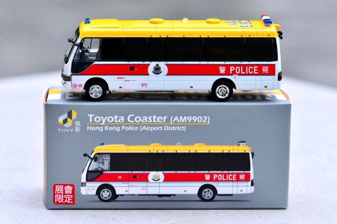 全新未開封Tiny 微影合金車仔Scale 1:76 1/76 比例豐田Toyota Coaster