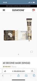  ELEVATIONE 以色列品牌 60 seconds firmax mask expire 12/2024