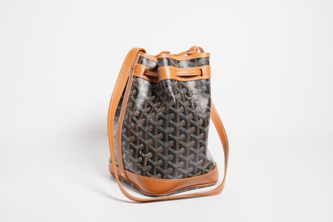 Goyard Canvas Petit Flot Bucket Bag Small Black - Luxury In Reach