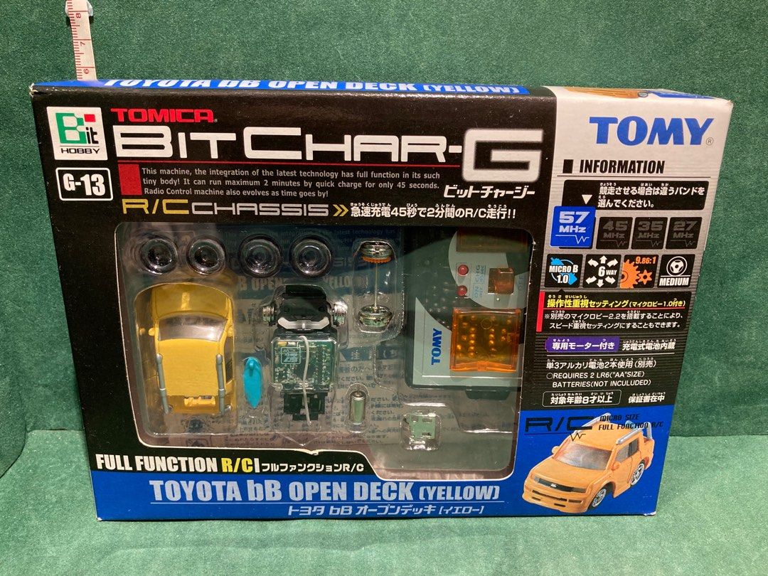 收藏玩具）全新絕版TOMY TOMICA Bit Char-G (G-13) 快速充電迷你遙控車