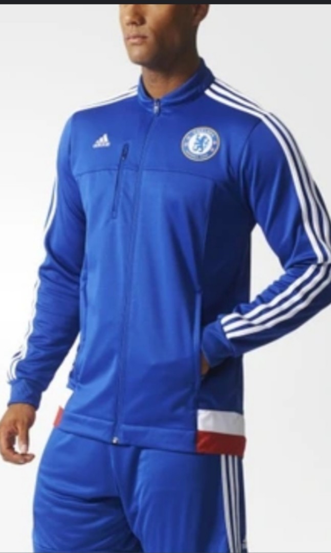 Adidas Chelsea Anthem Jacket 15/16, Men's Fashion, Activewear on Carousell