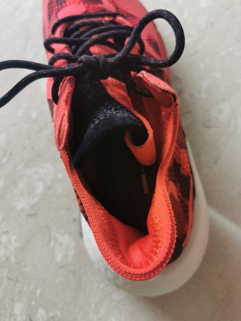 Red adidas shoes outlet without laces