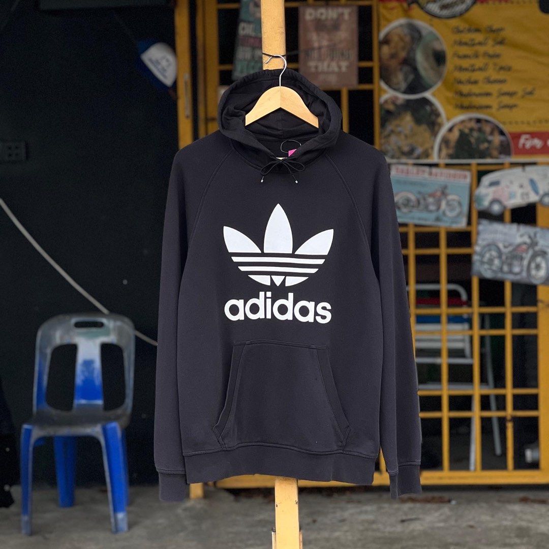 Adidas Trefoil Hoodie Men s Fashion Tops Sets Hoodies on