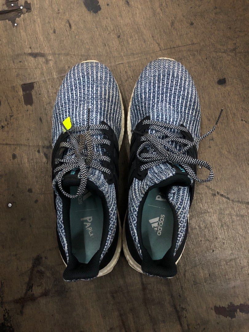 Ultra Boost 4.0 x Parley Carbon Blue Spirit Mens Running Shoes(9 US), Men's Fashion, Footwear, Sneakers on Carousell