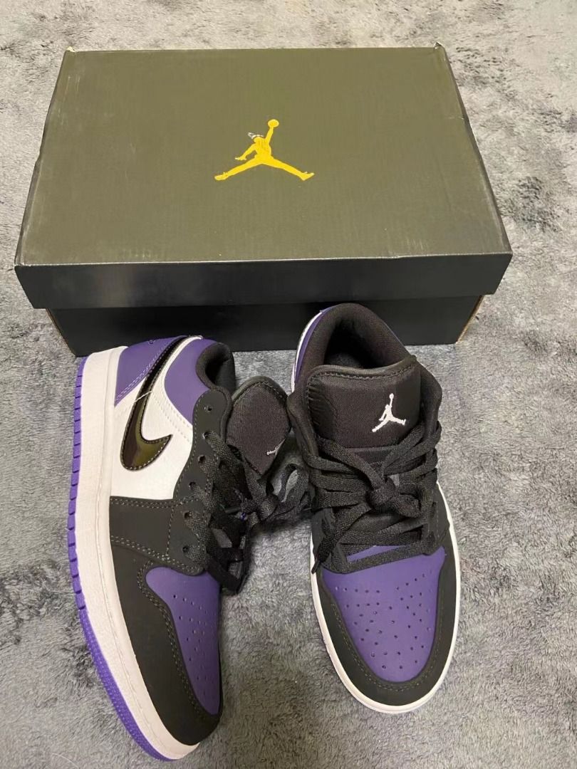 court purple jordan 1 gs