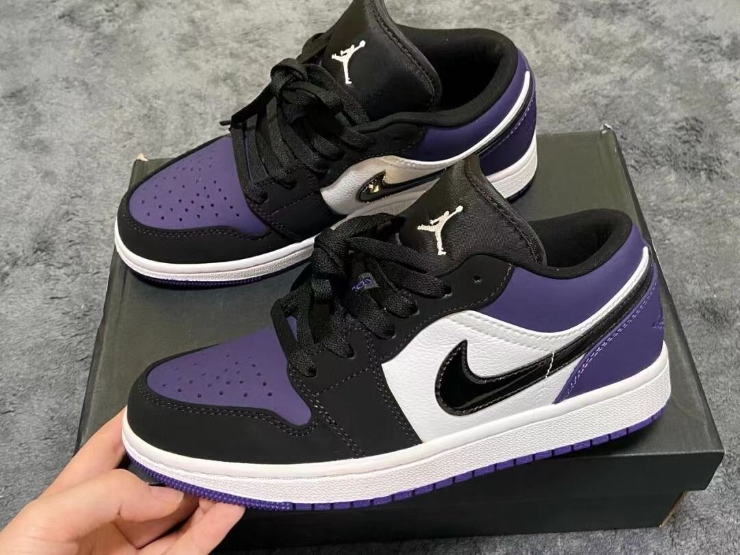 Air Jordan 1 Low Court Purple GS
