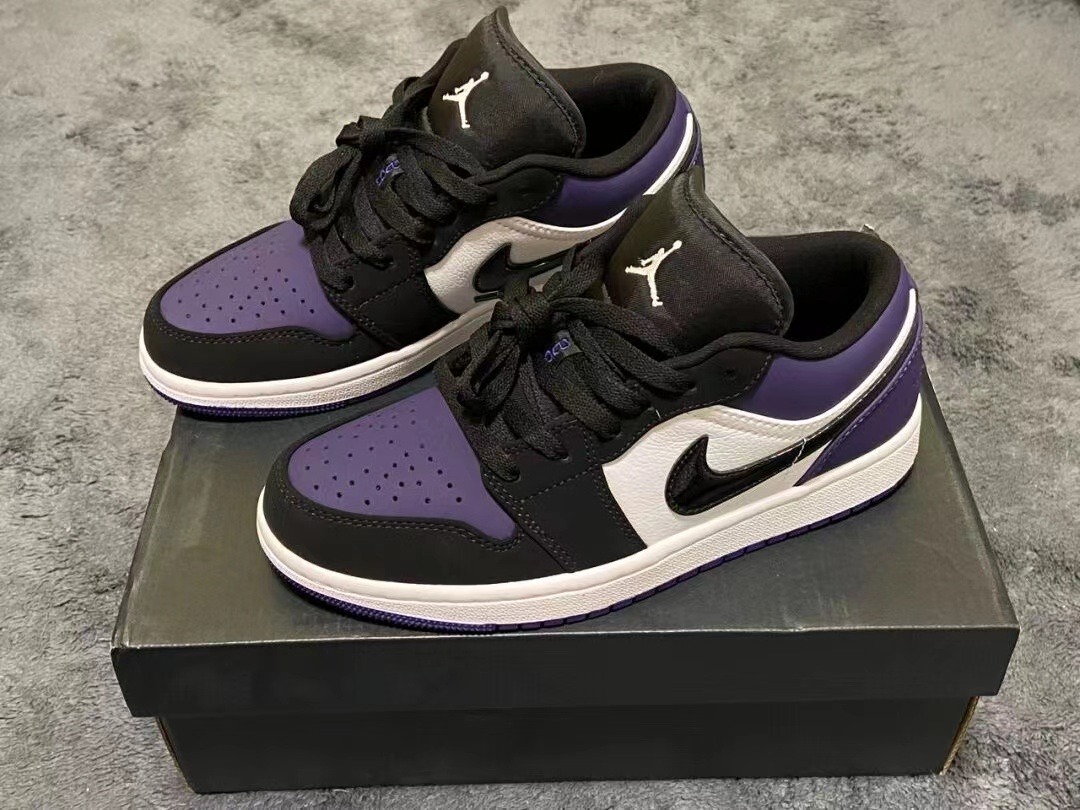 court purple jordan 1 gs
