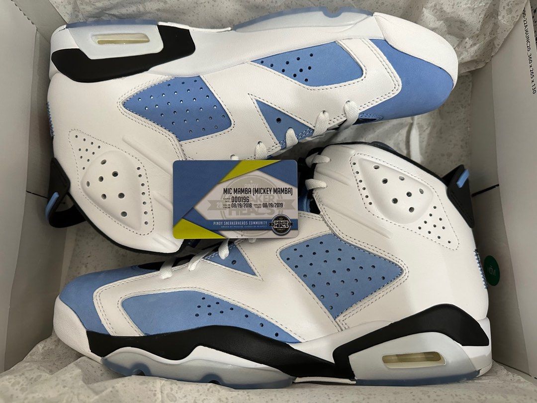 jordan 6 unc size 12