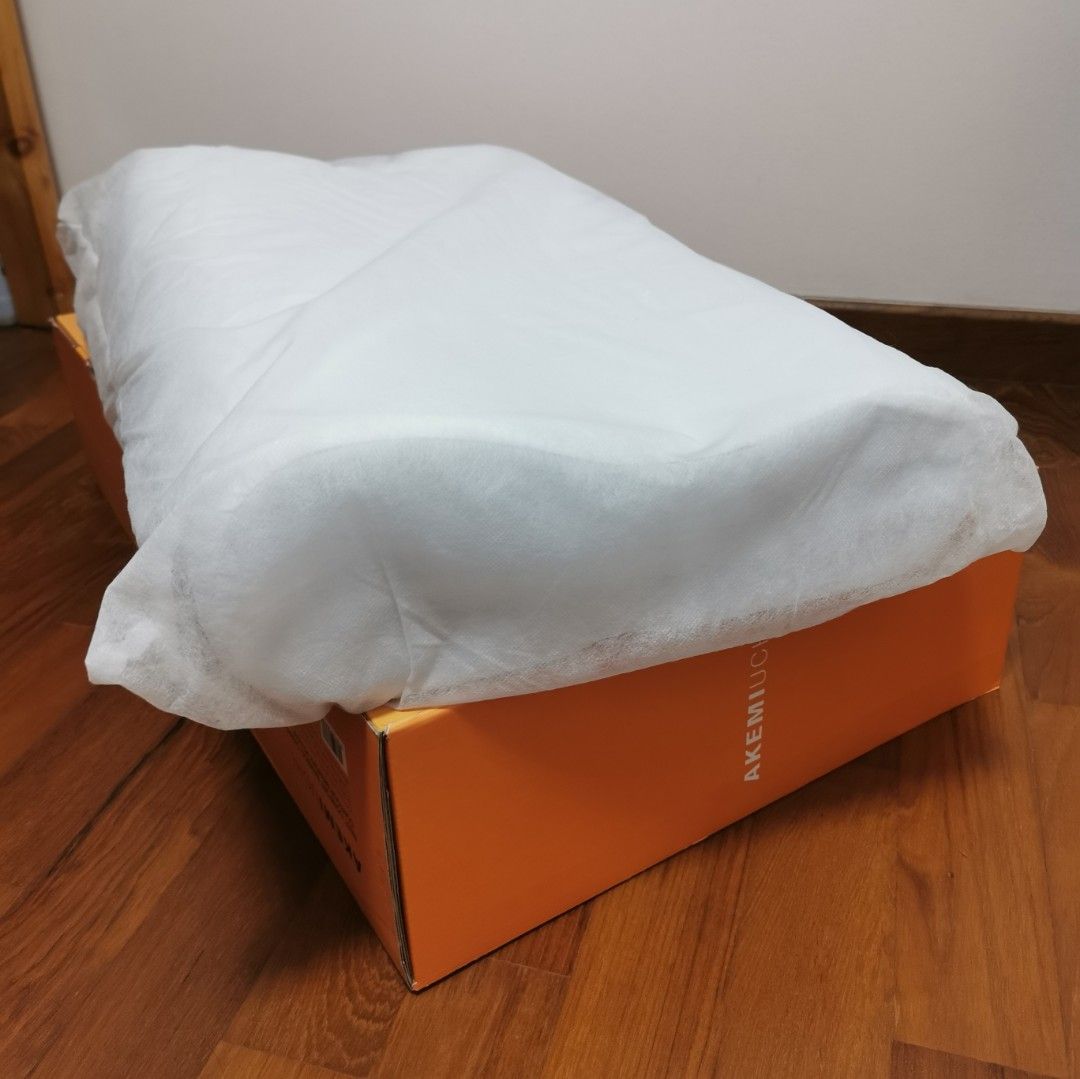 Akemiuchi Charcoale Contour Memory Pillow, Furniture & Home Living