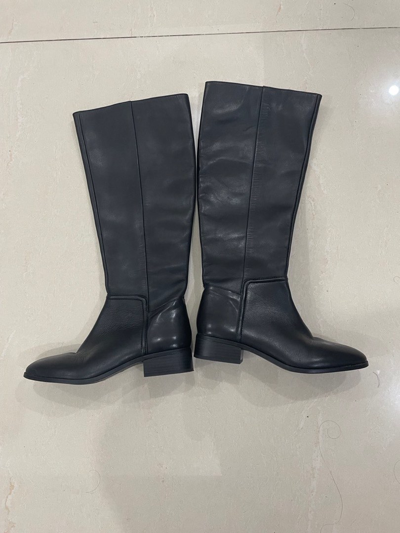 aldo thigh high black boots