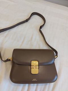 正品A.P.C. Grace small橄欖綠