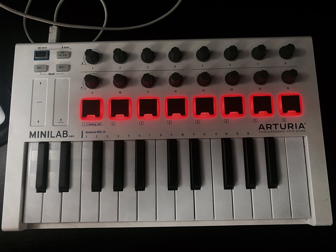 Arturia Minilab MKII MK2 MK II MIDI KEYBOARD, Hobbies & Toys, Music