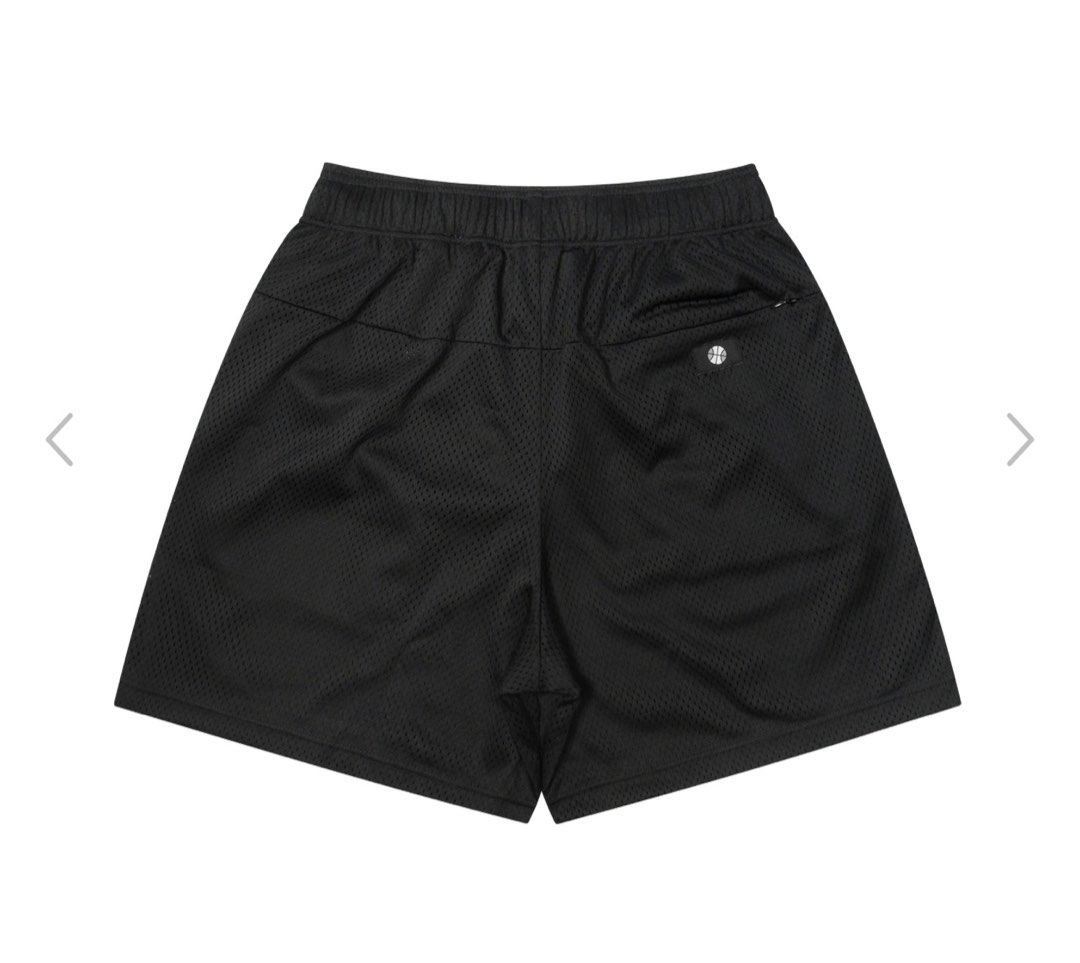 ASICS×ballaholic Mesh Zip Shorts (raven) 籃球運動短褲, 男裝, 褲