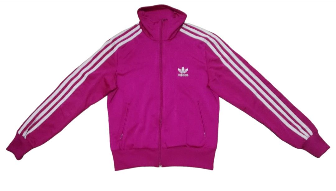 Magenta adidas jacket new arrivals