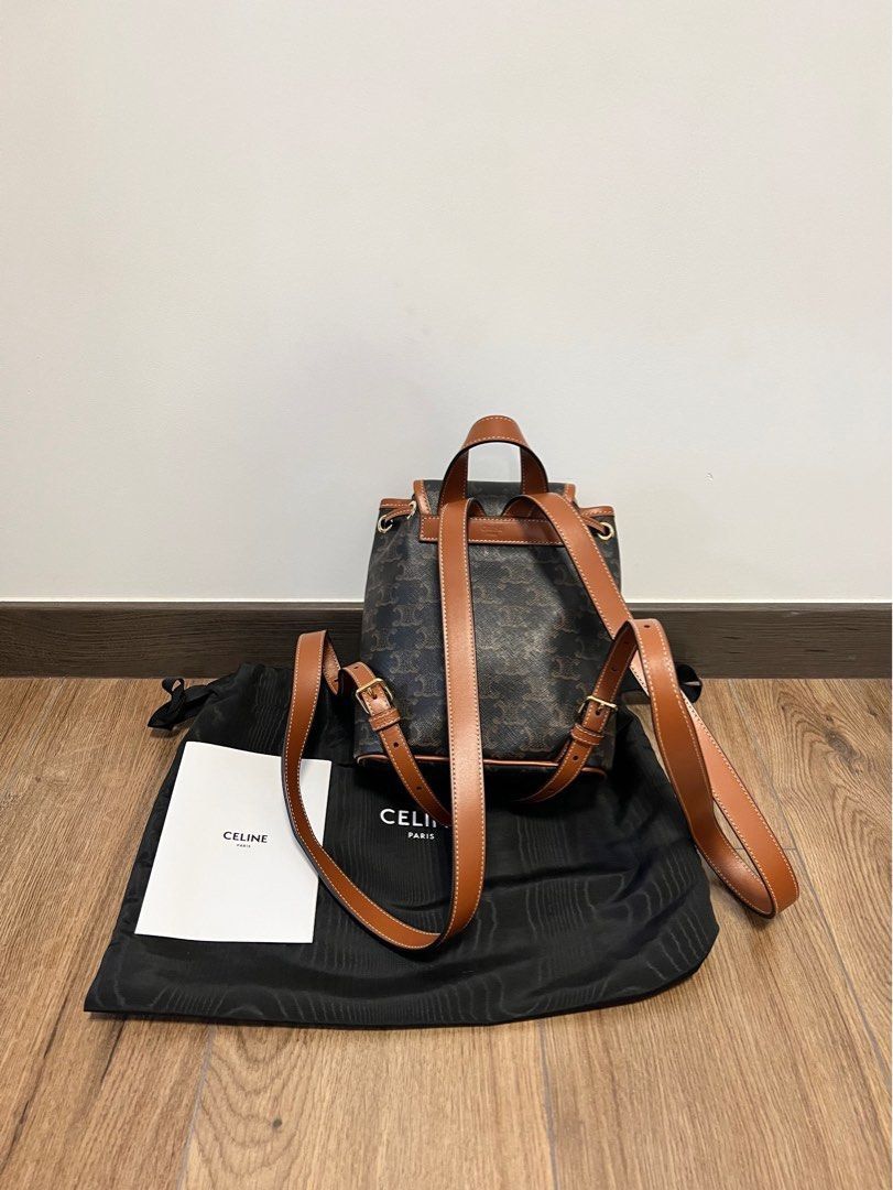 Folco cloth backpack Celine Brown in Cloth - 29170350