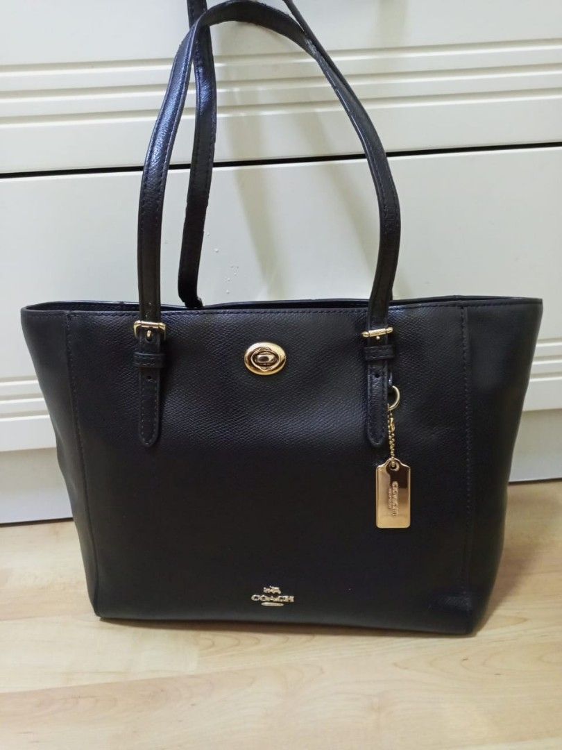 Coach crossgrain sales turnlock tote