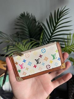 Authentic Louis Vuitton Multicolor Key Cles Pouch (Takashi Murakami),  Luxury, Bags & Wallets on Carousell