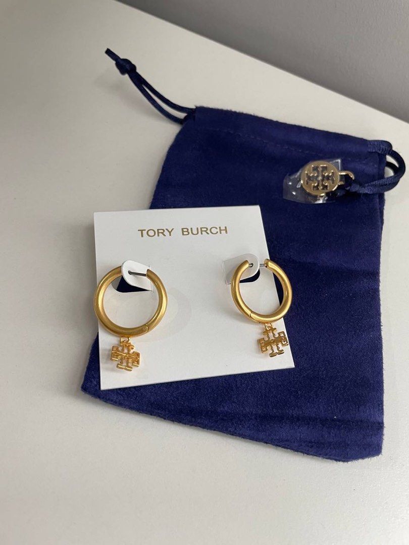 Authentic Tory Burch Earrings, Luxury, Accessories on Carousell