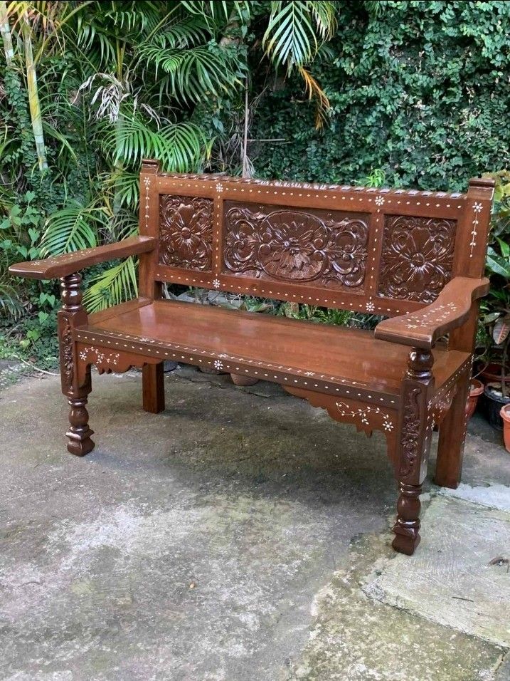 Authentic Vintage Bench, Furniture & Home Living, Furniture, Chairs on