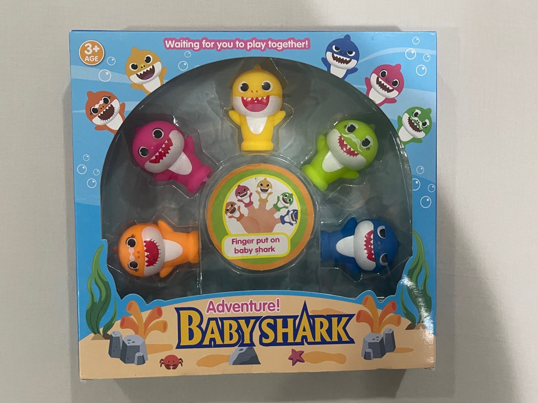 Baby Shark Finger Puppets, Babies & Kids, Infant Playtime on Carousell