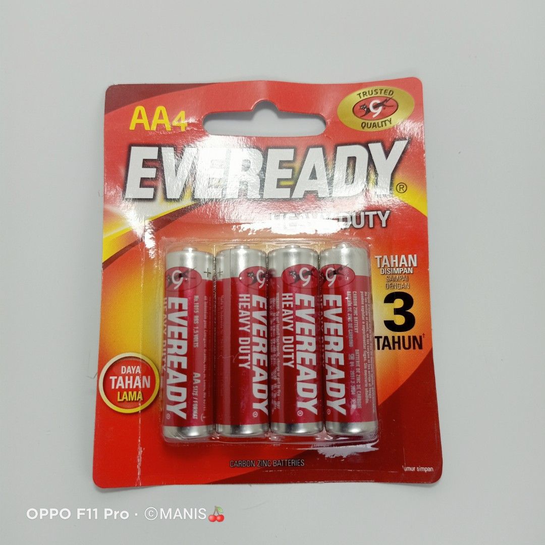 Bateri Eveready Xanda / Battery AA AAA 2A 3A Blue Red Black, TV & Home