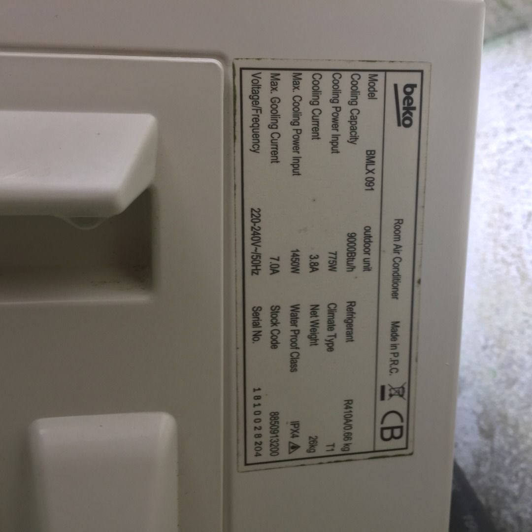 BEKO 1.0HP Inverter Aircond, TV & Home Appliances, Air Conditioners