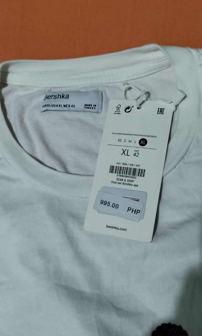 Bershka "THE MESSAGE" xl, Men's Fashion, Tops & Sets, Tshirts & Polo