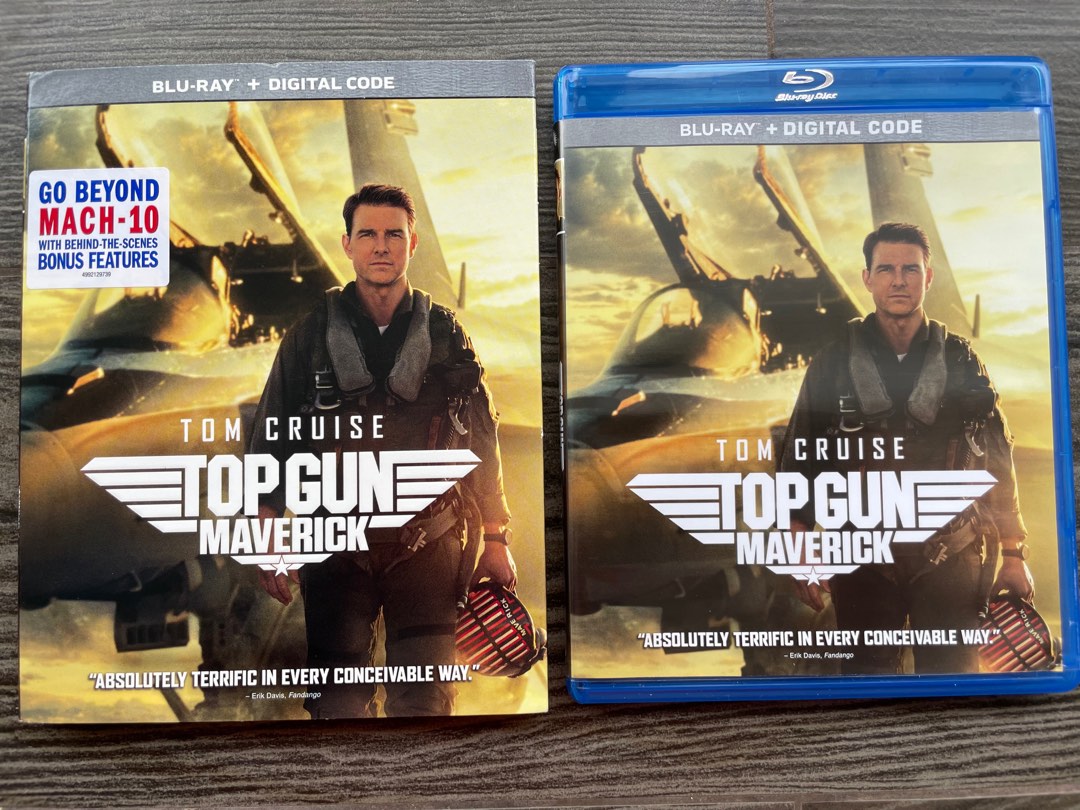 Blu-Ray : Top Gun Maverick - Tom Cruise, Hobbies & Toys, Music & Media
