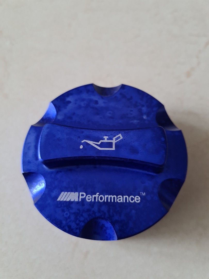BMW Coolant Tank Cap Cover + Engine Oil Cap Cover, Car Accessories