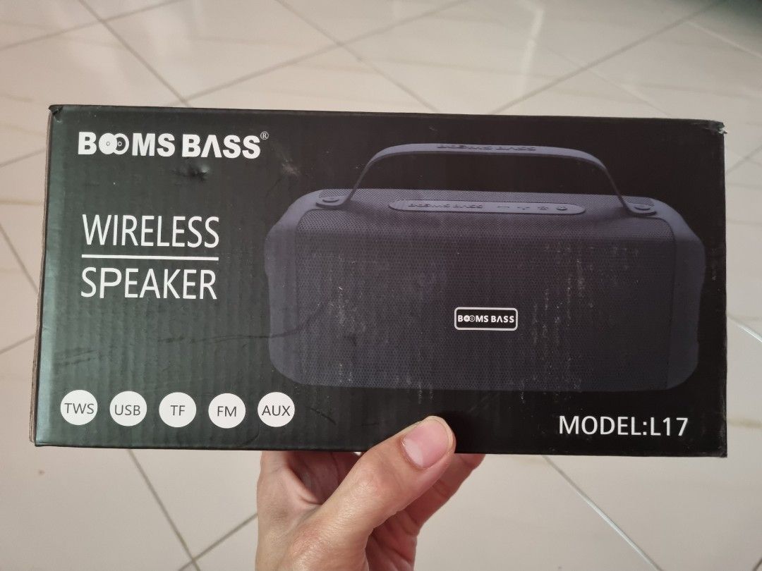 Booms Bass Wireless Speaker, Audio, Soundbars, Speakers & Amplifiers on ...
