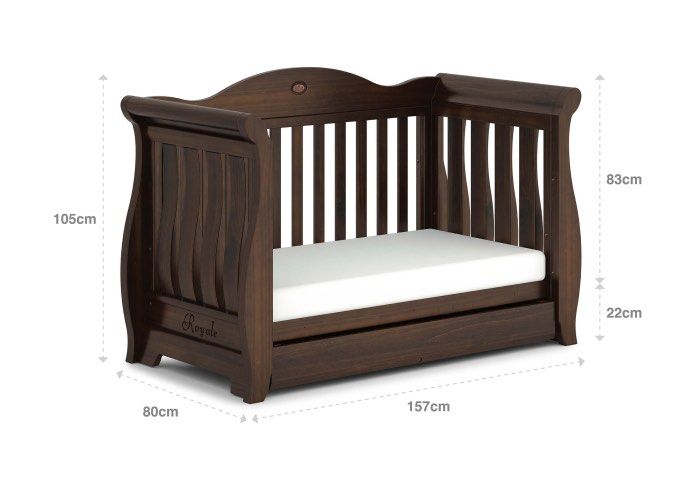 Boori Royale Cot Bed baby bes retail price 1899 includes made for Boori firm spring coil Mattress Babies Kids Baby Nursery Kids Furniture Cots Cribs on Carousell