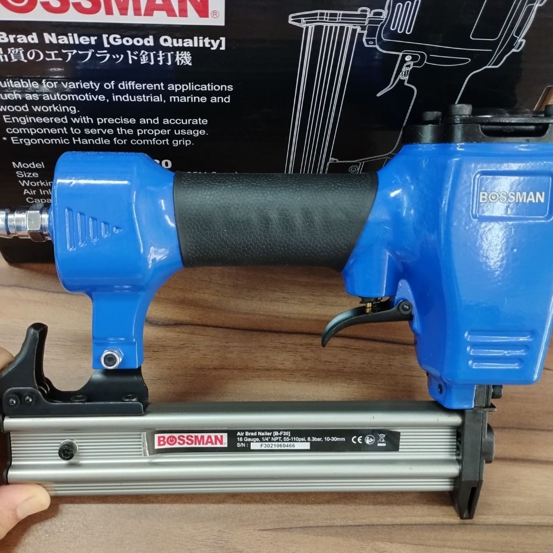 Bossman Air Brad Nailer / Air Narrow Crown Stapler / Air Medium Crown